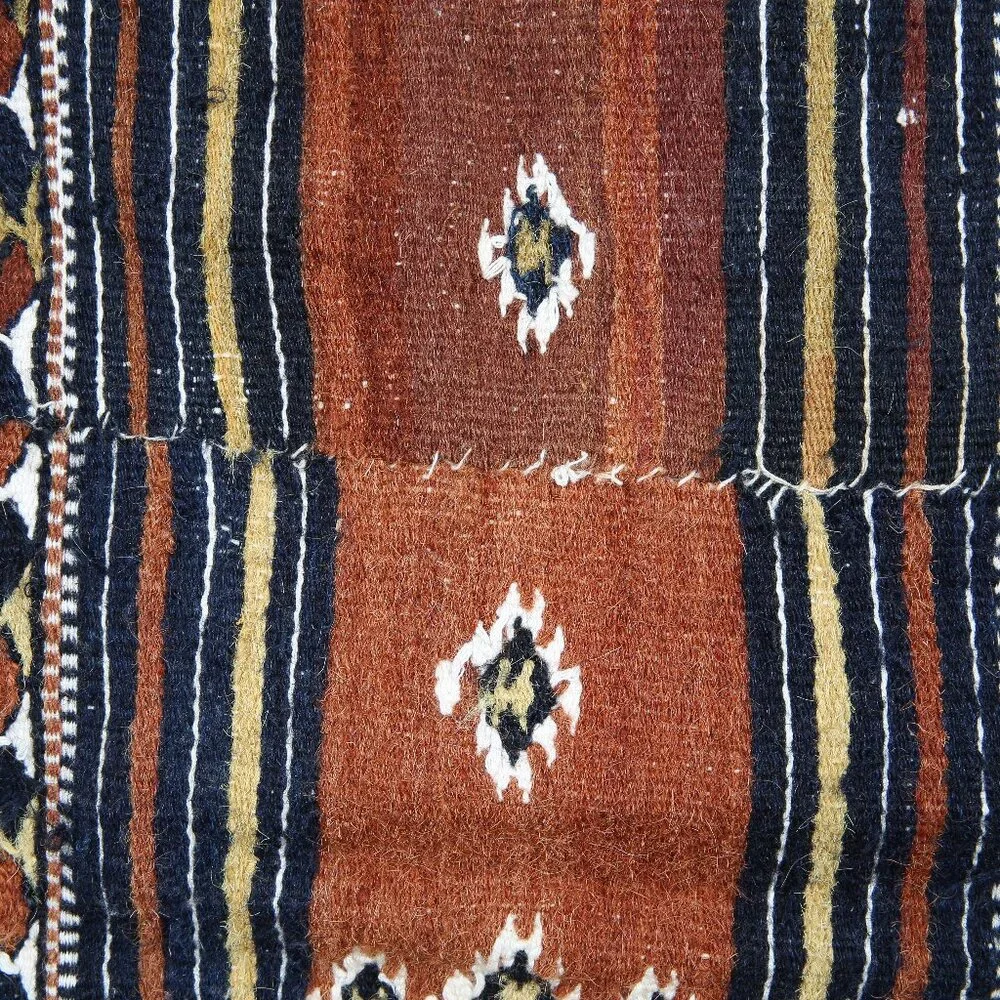 Rare Early 20th Century Khasa Arkilla Kerka Hand Woven Bridal Blanket Ma…